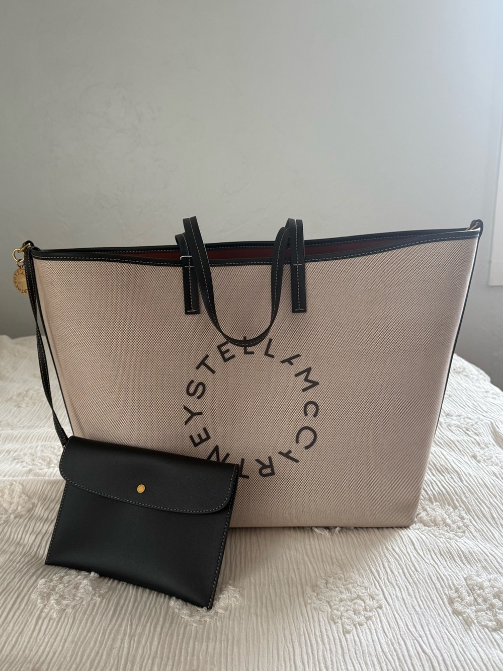Stella McCartney X HM large canvas tote bag - Picture 12 of 16